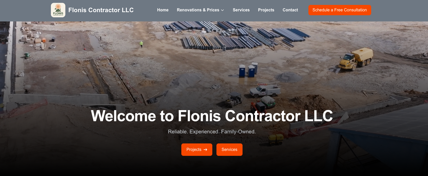 Flonis Contractor LLC Screenshot